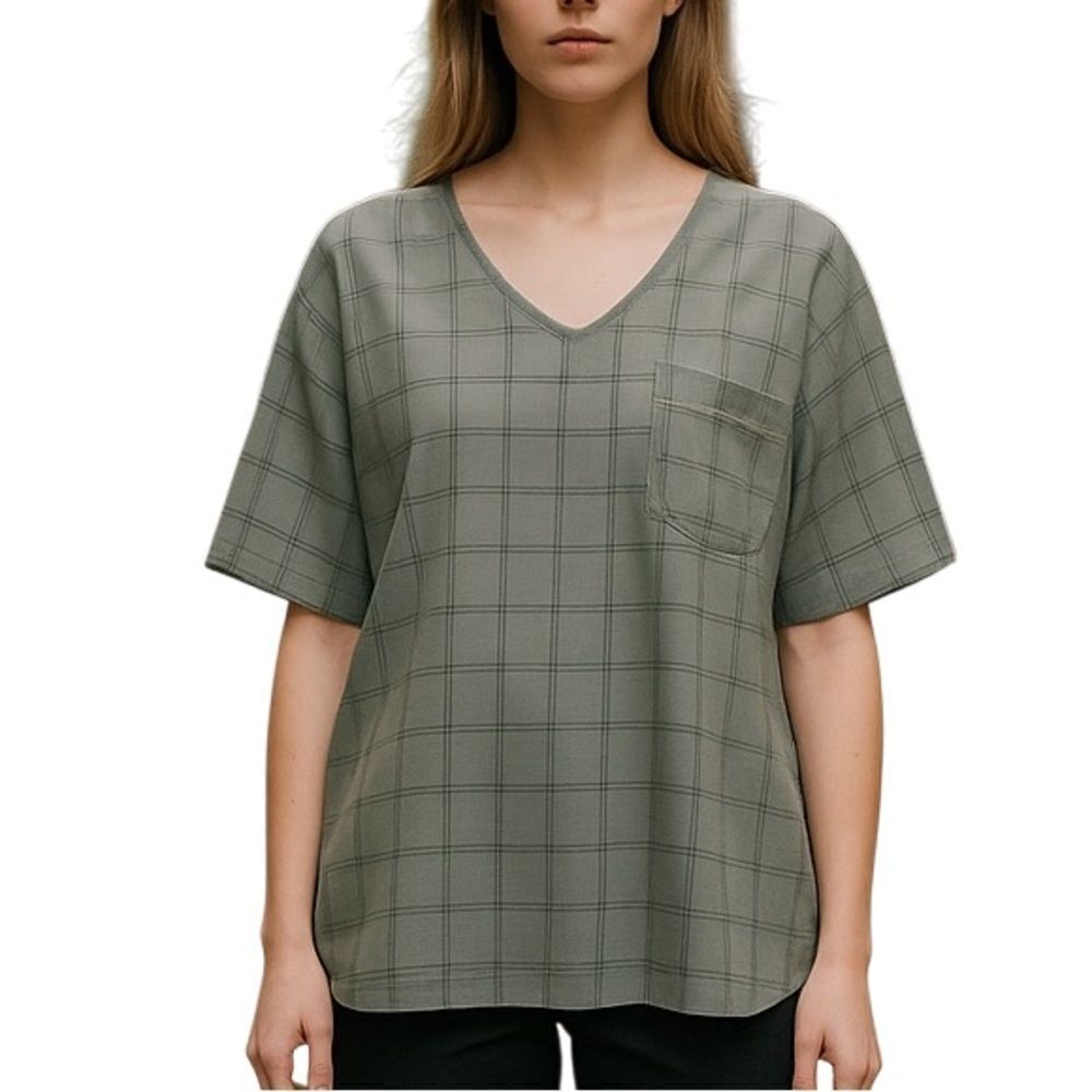 La Miel Women’s Career Wear Popover Top Size M